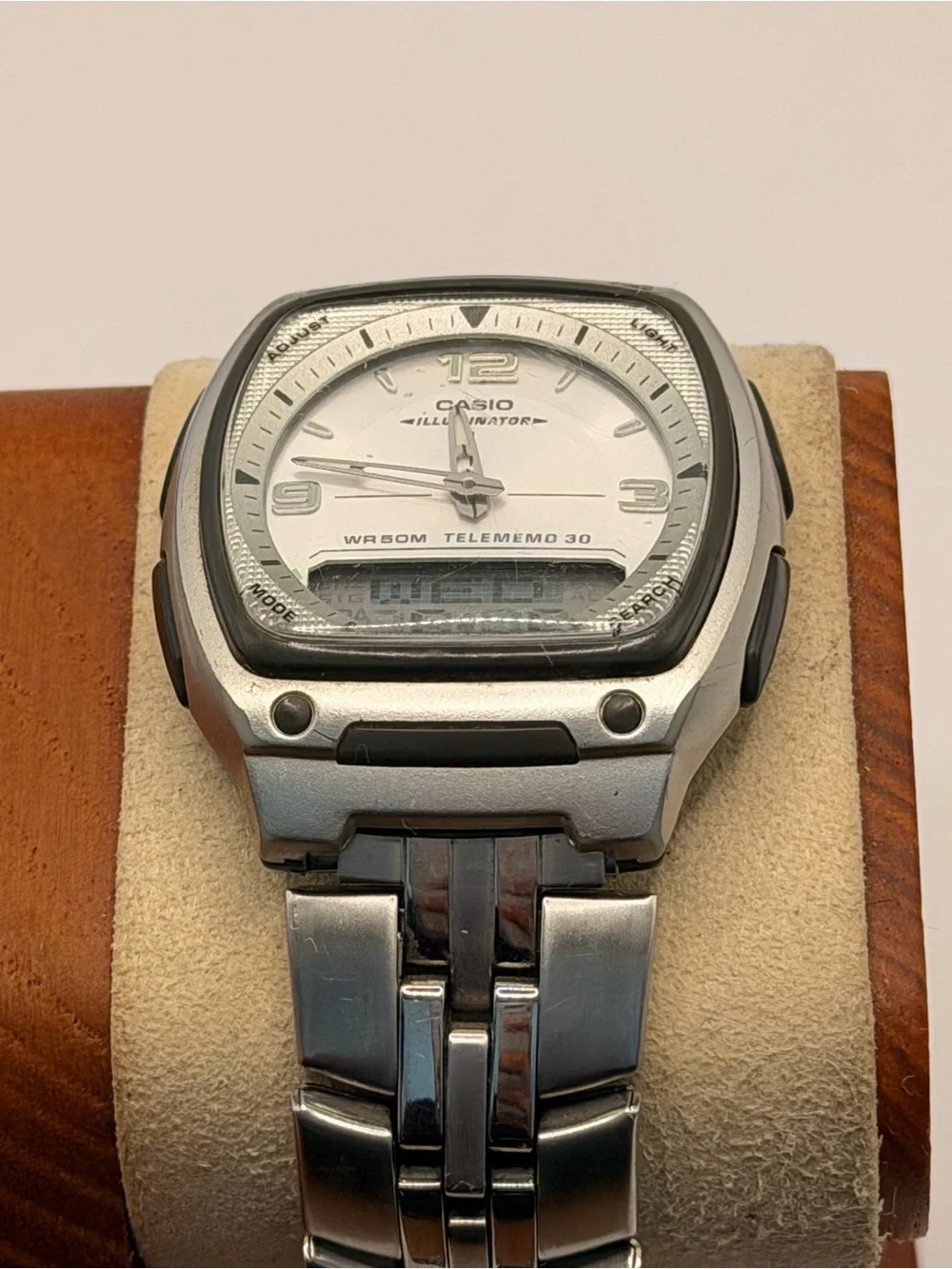 2005 Casio Illuminator, AW-81, Stainless Steel, Analog‎ & Digital Watch